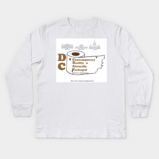 DC C.R.A.P. Motif Kids Long Sleeve T-Shirt